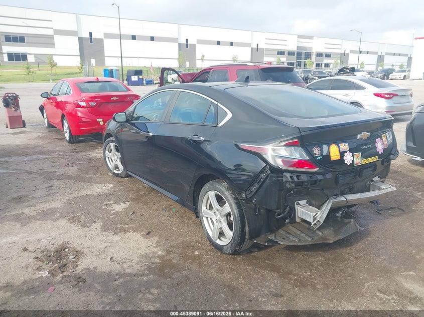 Vin: 1g1rc6s55ju151610, lot: 45887086, chevrolet volt lt 20183
