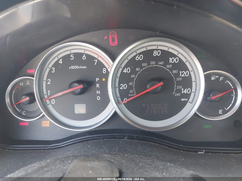 2005 SUBARU OUTBACK WAGON 2.5L H-4 168HP
