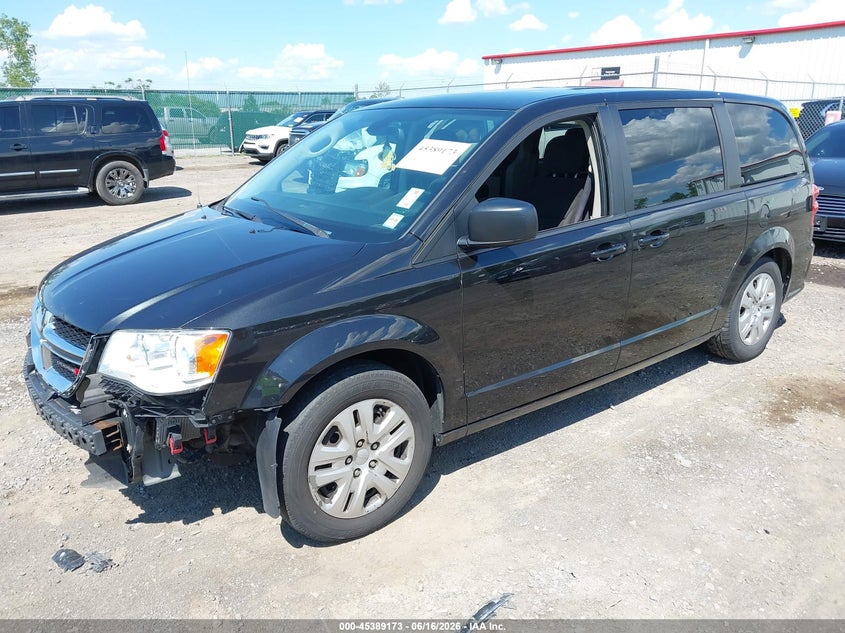 Vin: 2c4rdgbg1jr305285, lot: 45887168, dodge grand caravan se 20182