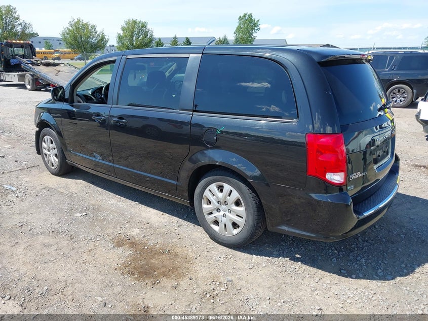 Vin: 2c4rdgbg1jr305285, lot: 45887168, dodge grand caravan se 20183