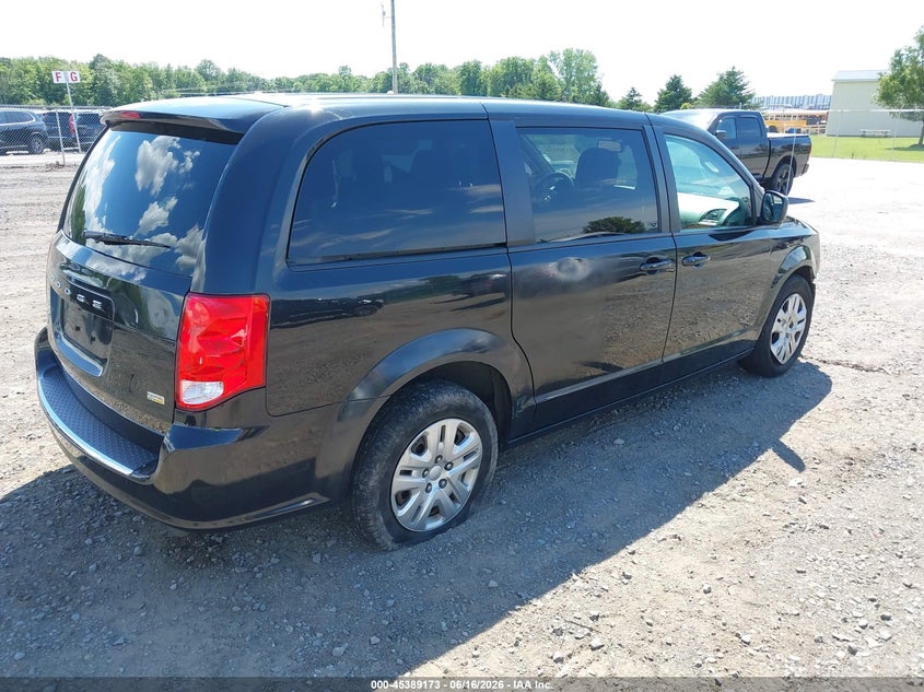 Vin: 2c4rdgbg1jr305285, lot: 45887168, dodge grand caravan se 20184