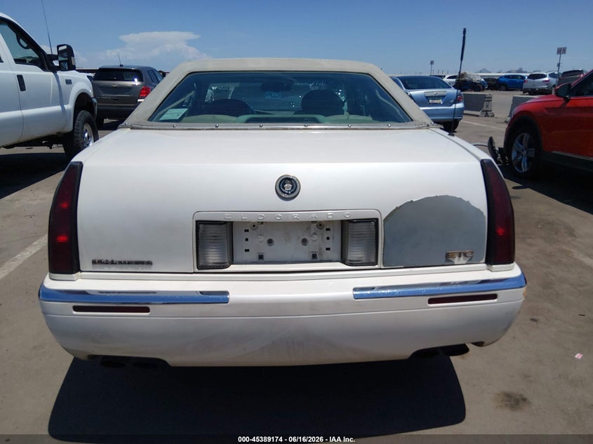 1997 Cadillac Eldorado Touring VIN: 1G6ET1299VU600226 Lot: 45389174