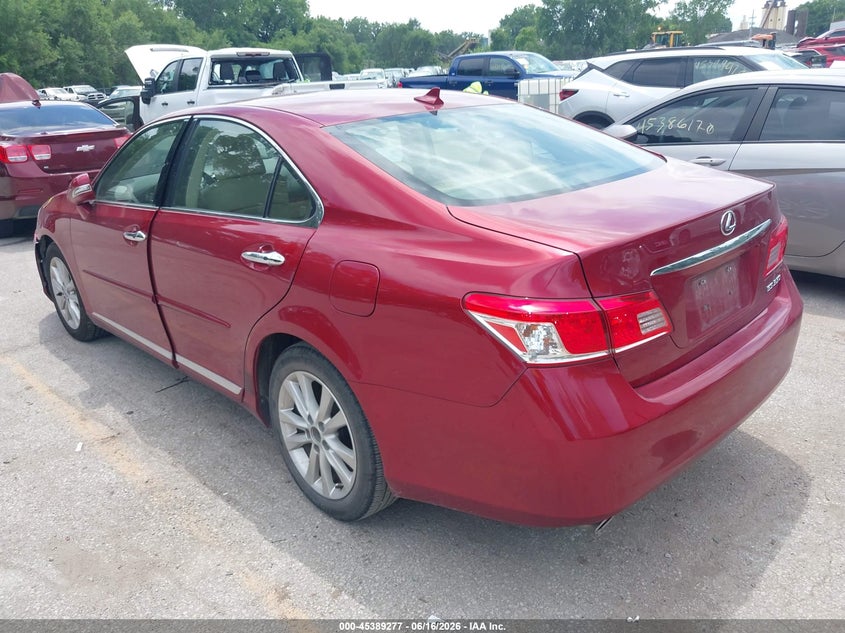 Vin: jthbk1eg8b2427074, lot: 45887272, lexus es 350 20113
