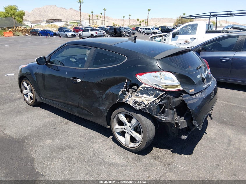 2014 HYUNDAI VELOSTER HATCHBACK 1.6L I-4 DI, DOHC, VVT, 132HP