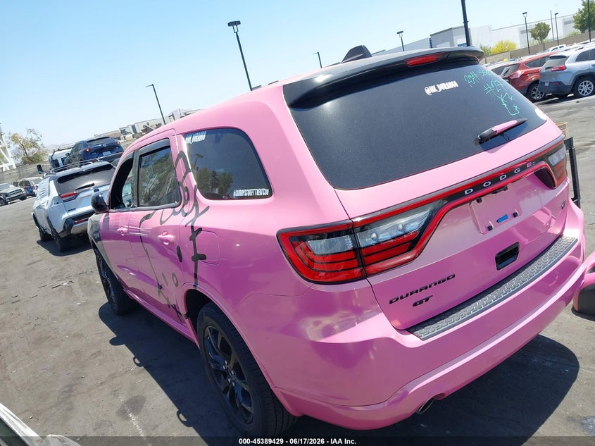 Vin: 1c4rdjdgxlc352630, lot: 45887424, dodge durango gt awd 20203