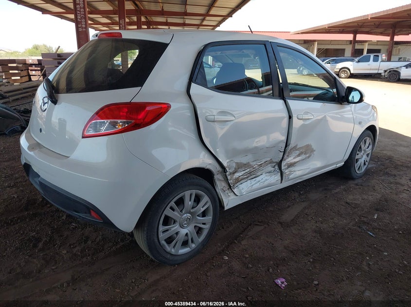 Vin: jm1de1ky2e0185218, lot: 45887429, mazda mazda2 sport 20144