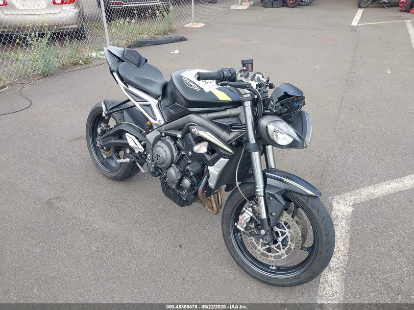 2020 TRIUMPH MOTORCYCLE STREET TRIPLE auction photo 1