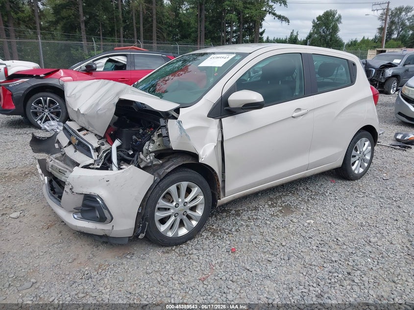 Vin: kl8cd6sa3gc608493, lot: 45887538, chevrolet spark 1lt cvt 20162