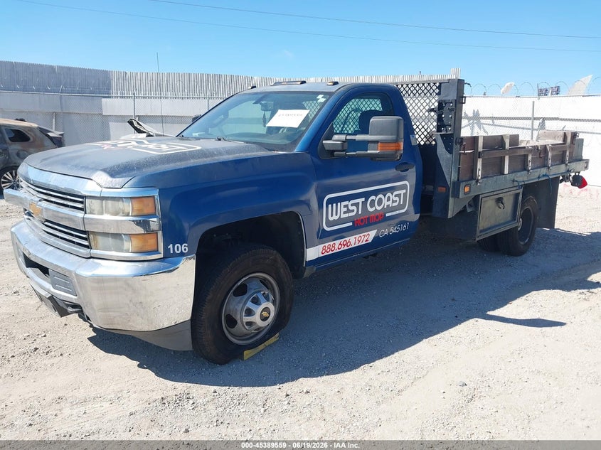2016 Chevrolet Silverado, Exterior Burn, IAAI, VIN 1GB3CYCG3GF134251 — photo 2