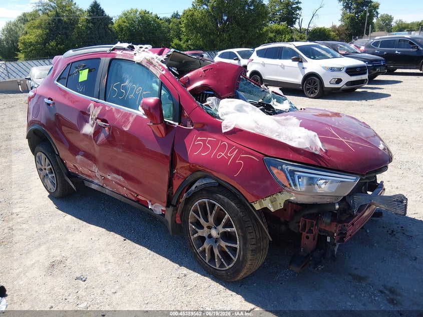 Vin: kl4cj1sb2hb008853, lot: 45887557, buick encore sport touring 2017 img_1
