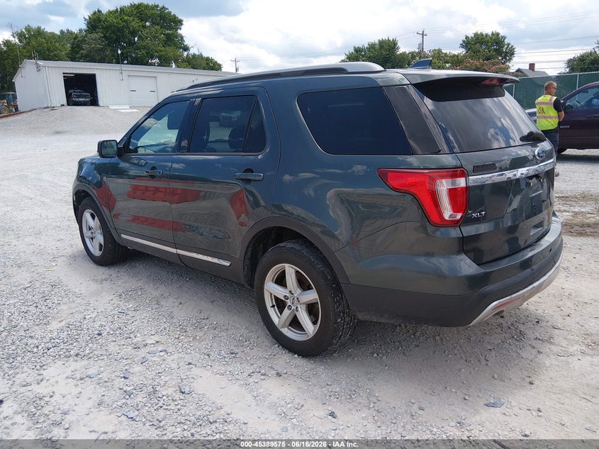 Vin: 1fm5k8d80ggc80496, lot: 45887570, ford explorer xlt 20163