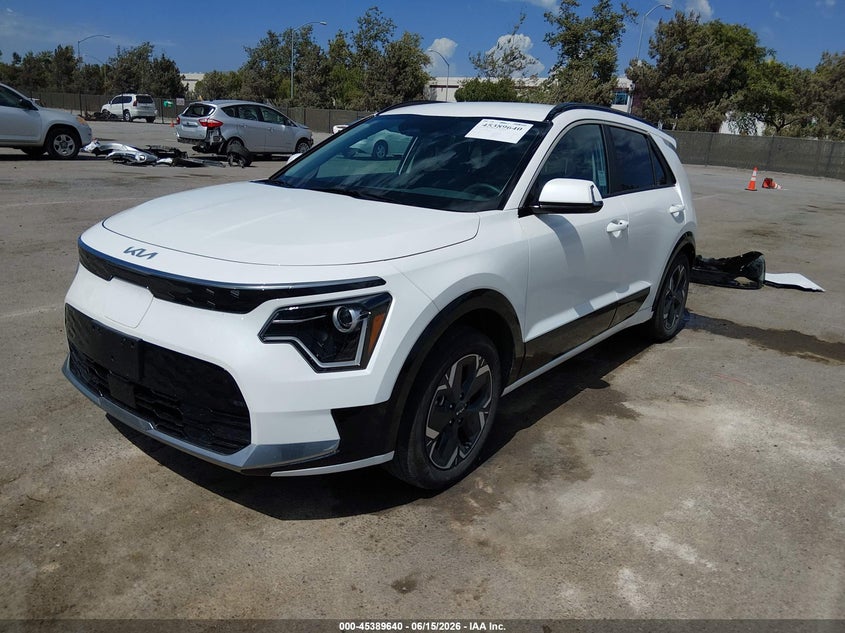Vin: kndcr3l11t5150411, lot: 45887635, kia niro ev wind 20262