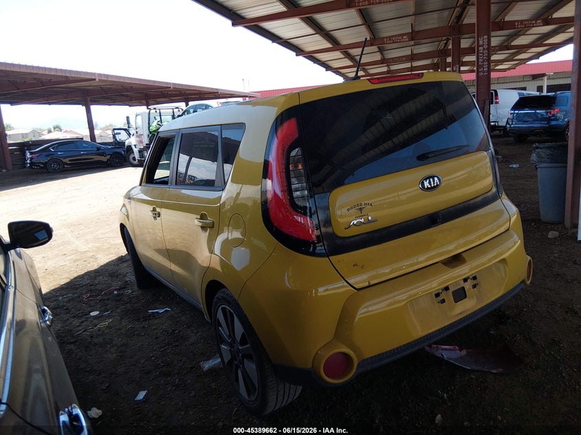 Vin: kndjx3a50f7143140, lot: 45887657, kia soul ! 20153