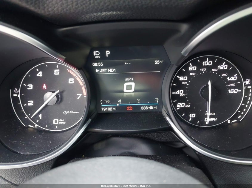 2018 Alfa Romeo Stelvio Ti Sport Awd VIN: ZASFAKNNXJ7B98948 Lot: 45389672