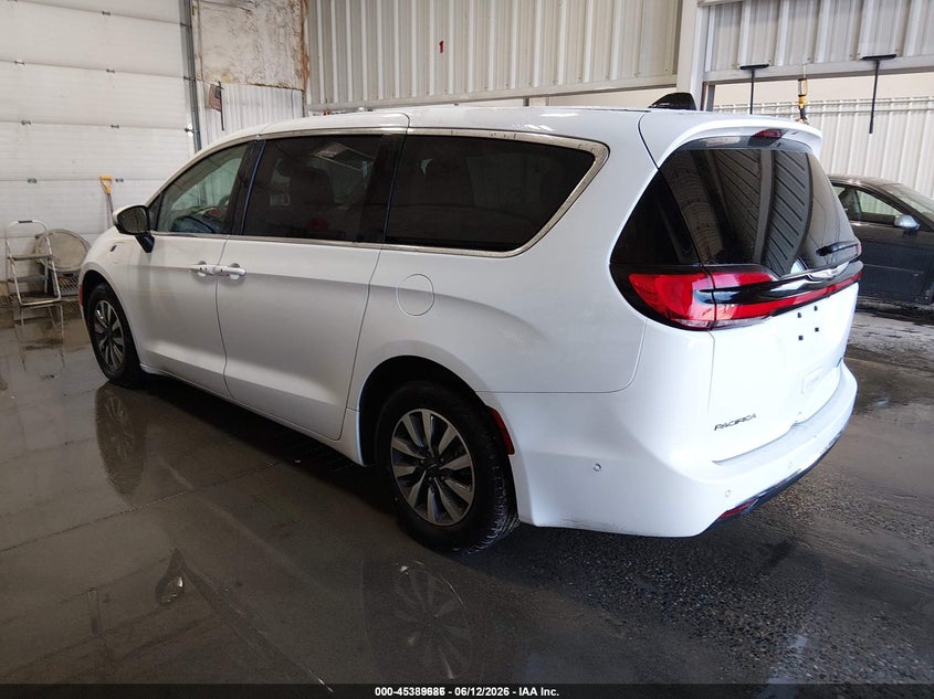 Vin: 2c4rc1l77pr575760, lot: 45887681, chrysler pacifica hybrid touring l 20233