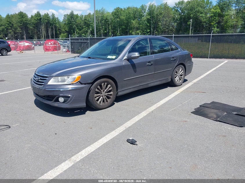 Vin: kmhfc4df1ba536407, lot: 45887743, hyundai azera limited 20112