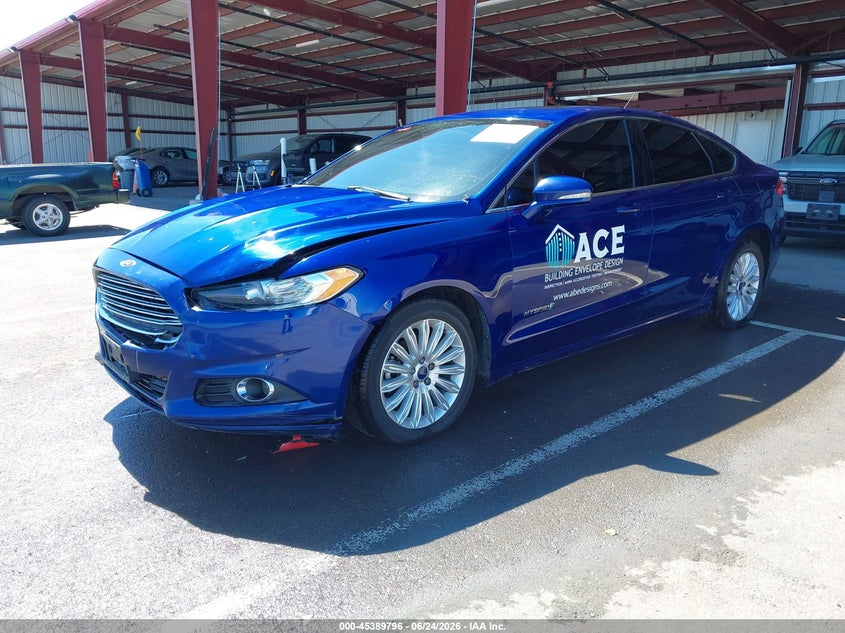 2014 Ford Fusion Hybrid Se 3FA6P0LU5ER357854 photo 1