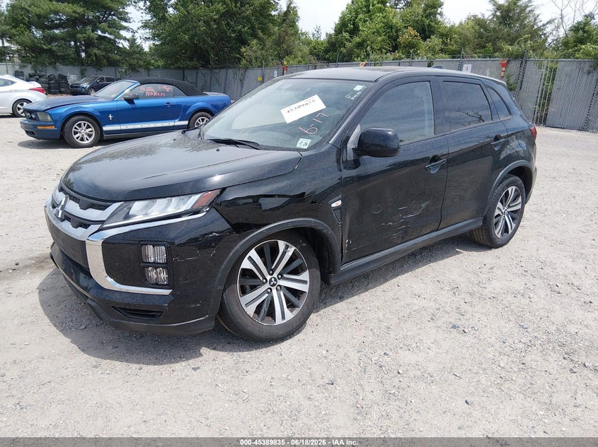 Vin: ja4apuau9mu003609, lot: 45887838, mitsubishi outlander sport 2.0 be 2wd/2.0 es 2wd/2.0 le 2wd/2.0 s 2wd 20212