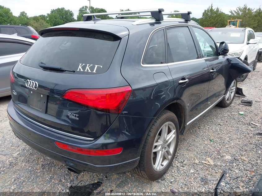 Vin: wa1l2afp9ga018593, lot: 45887916, audi q5 2.0t premium 20164