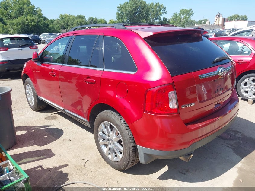 Vin: 2fmdk4kc9bba22392, lot: 45887937, ford edge limited 20113