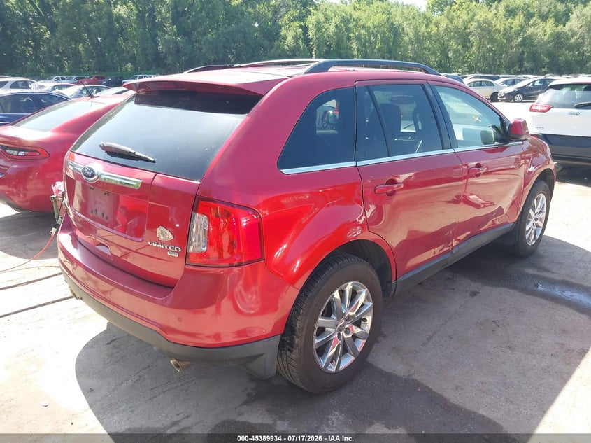 Vin: 2fmdk4kc9bba22392, lot: 45887937, ford edge limited 20114