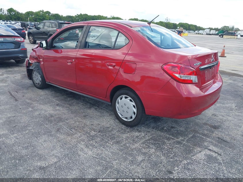 Vin: ml32f3fj6khf06662, lot: 45888010, mitsubishi mirage g4 es 20193