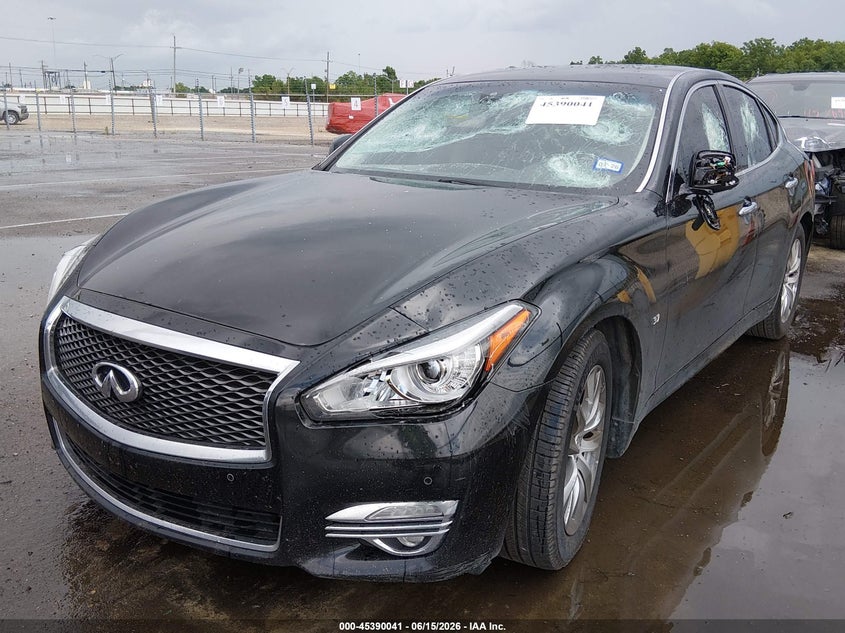 Vin: jn1by1ap6km505445, lot: 45888044, infiniti q70 3.7 luxe 20192