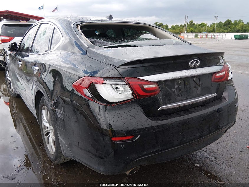 Vin: jn1by1ap6km505445, lot: 45888044, infiniti q70 3.7 luxe 20193