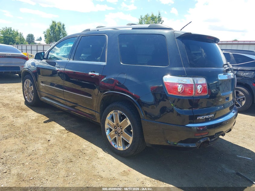 Vin: 1gkkvted0bj293763, lot: 45888295, gmc acadia denali 20113