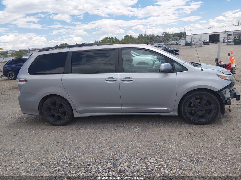 2012 TOYOTA SIENNA VAN 3.5L V-6 DOHC, VVT, 266HP