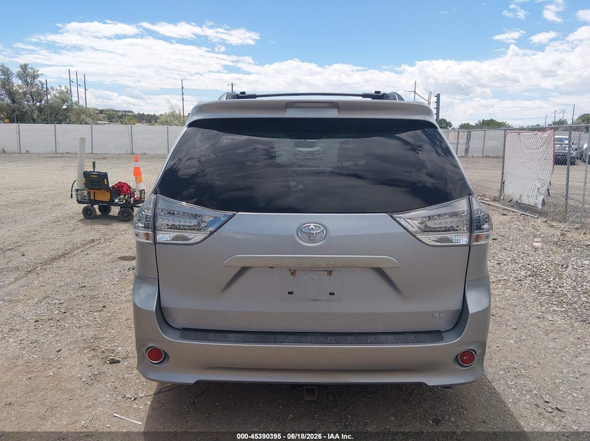 2012 TOYOTA SIENNA VAN 3.5L V-6 DOHC, VVT, 266HP
