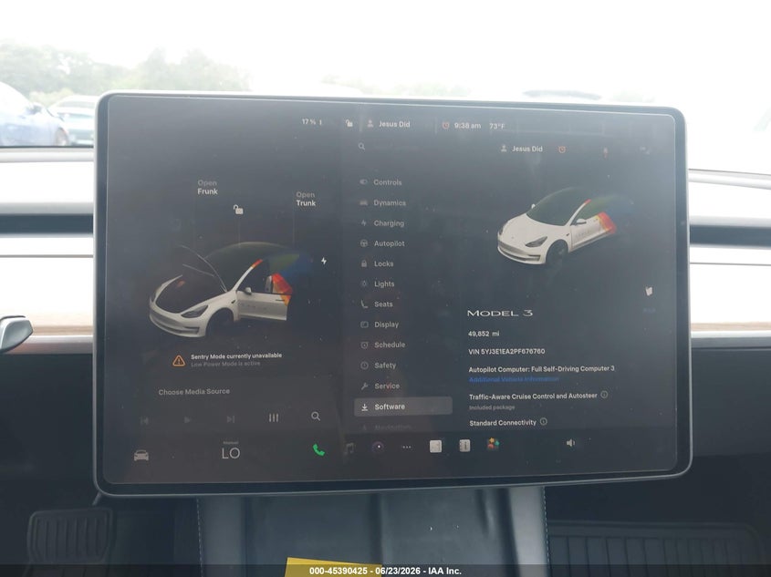 2023 TESLA MODEL 3 auction photo 7
