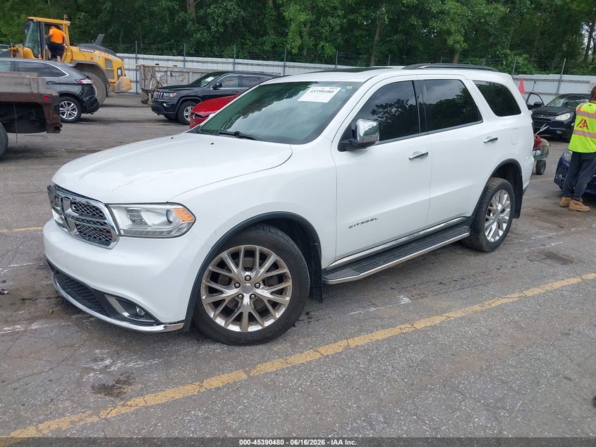 Vin: 1c4sdjet3ec369611, lot: 45888483, dodge durango citadel 20142
