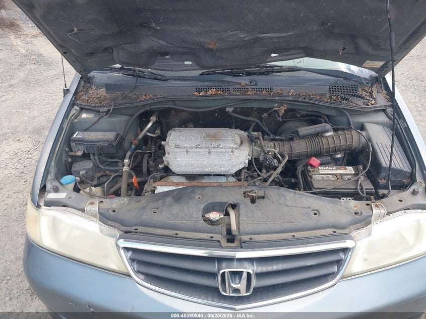 2002 Honda Odyssey Ex VIN: 5FNRL18602B037261 Lot: 45390540