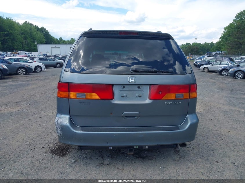 2002 Honda Odyssey Ex VIN: 5FNRL18602B037261 Lot: 45390540