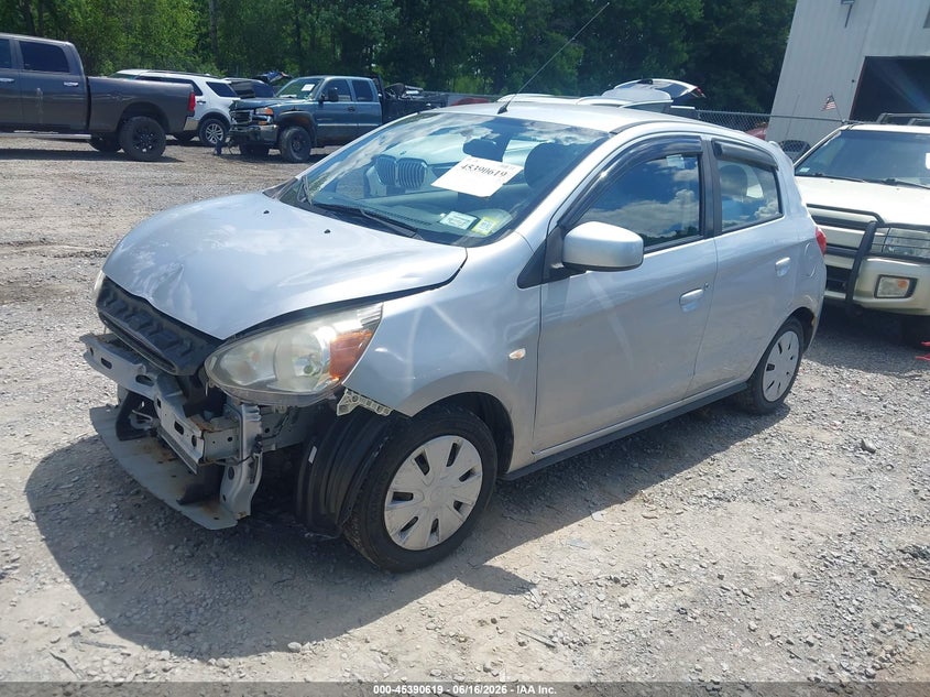 Vin: ml32a3hj7eh006457, lot: 45888622, mitsubishi mirage de 20142