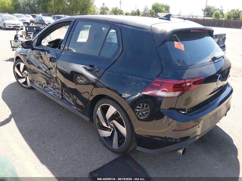 Vin: wvwga7cd2rw124462, lot: 45888737, volkswagen golf gti 2.0t s 20243