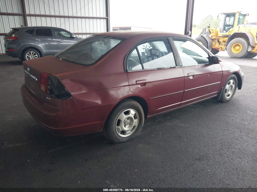 2002 HONDA CIVIC auction photo 4