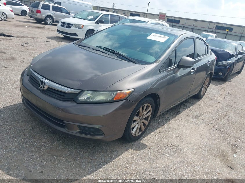 2012 Honda Civic Ex 19XFB2F85CE004358 photo 1