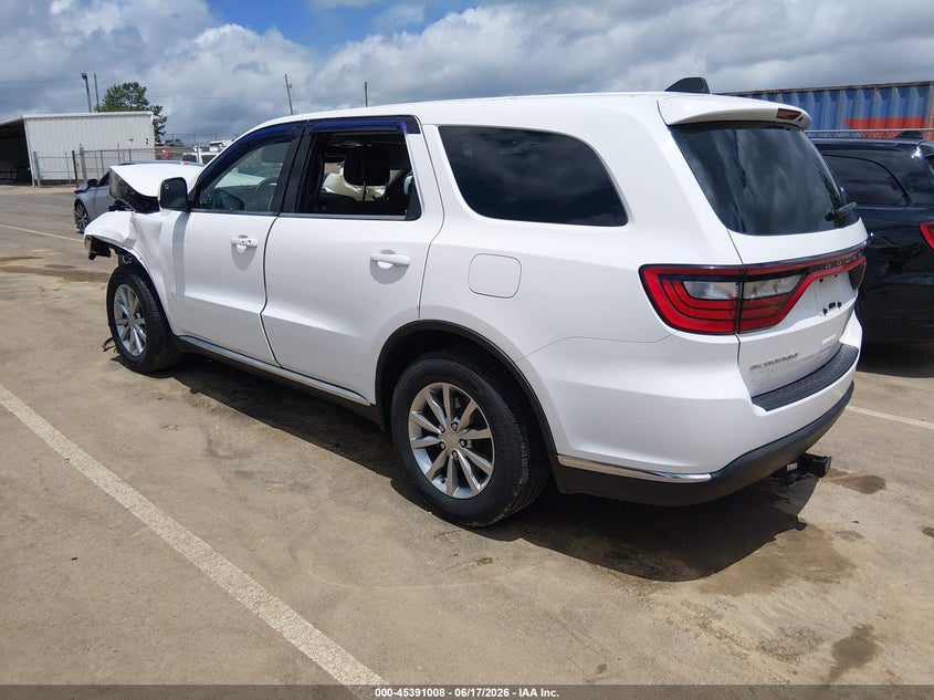 Vin: 1c4rdhag8hc925920, lot: 45889011, dodge durango sxt rwd 20173