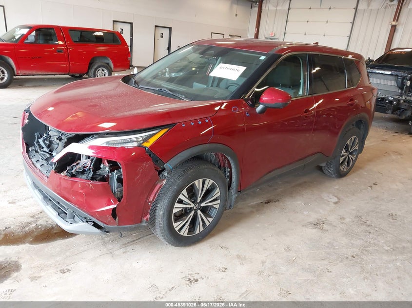 2021 NISSAN ROGUE auction photo 2