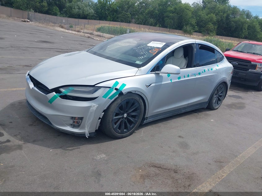 Vin: 5yjxcbe26hf068098, lot: 45889087, tesla model x 100d/75d/90d 20172