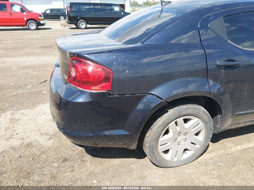 2012 Dodge Avenger Se VIN: 1C3CDZAG6CN269777 Lot: 45391085