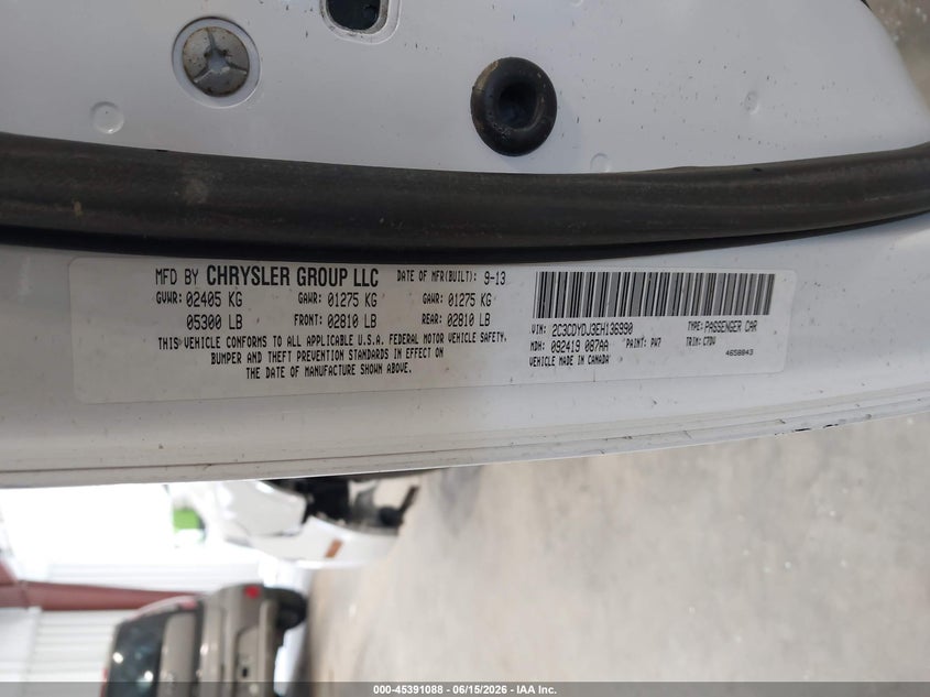 2014 Dodge Challenger Srt8 Core VIN: 2C3CDYDJ3EH136990 Lot: 45391088