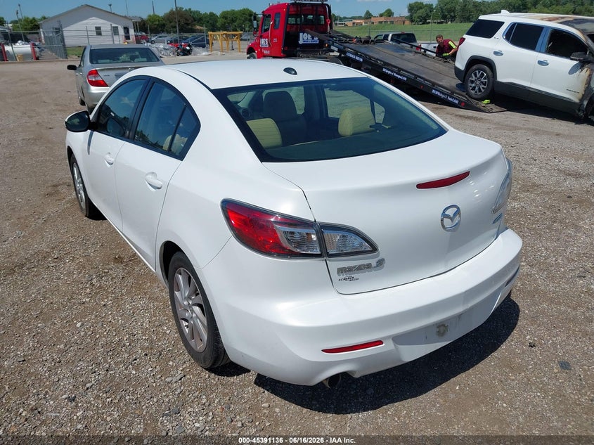 Vin: jm1bl1w79c1531335, lot: 45889139, mazda mazda3 i grand touring 20123