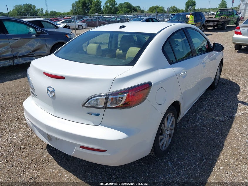 Vin: jm1bl1w79c1531335, lot: 45889139, mazda mazda3 i grand touring 20124