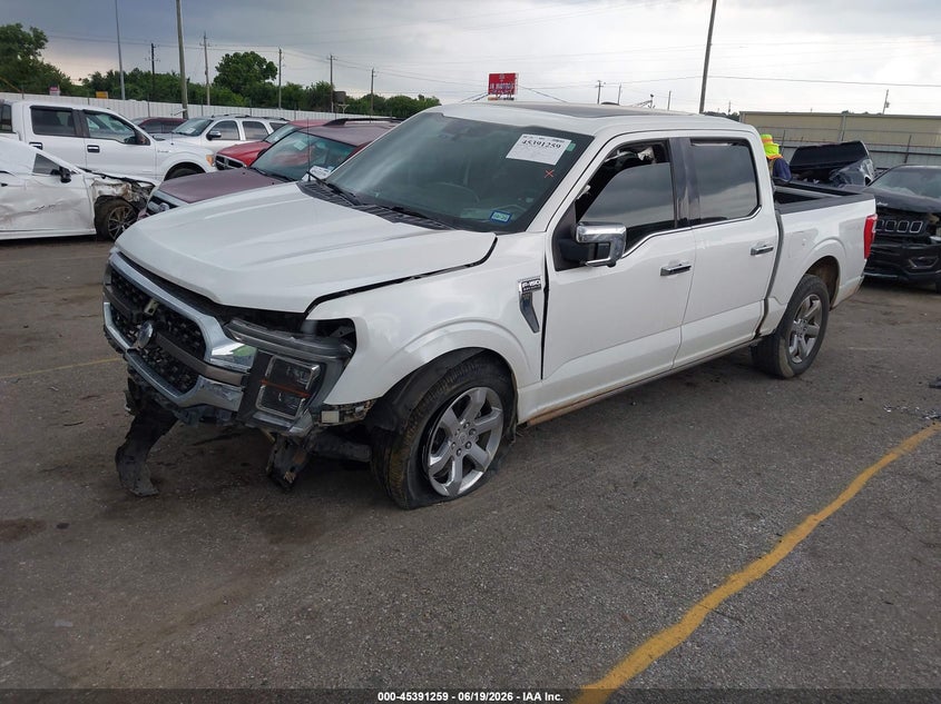 Vin: 1ftfw1e83mfa59690, lot: 45889262, ford f-150 king ranch 20212