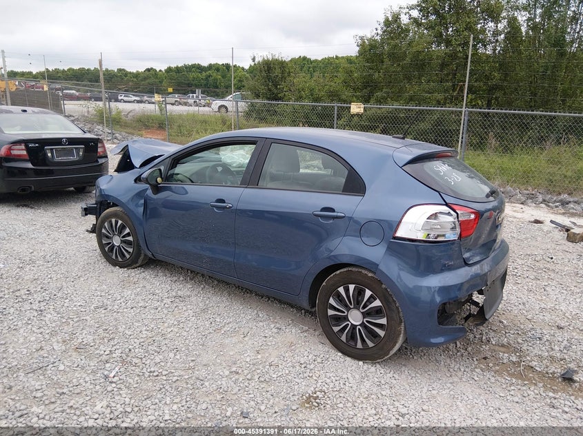 Vin: knadm5a37g6634258, lot: 45889394, kia rio lx 20163