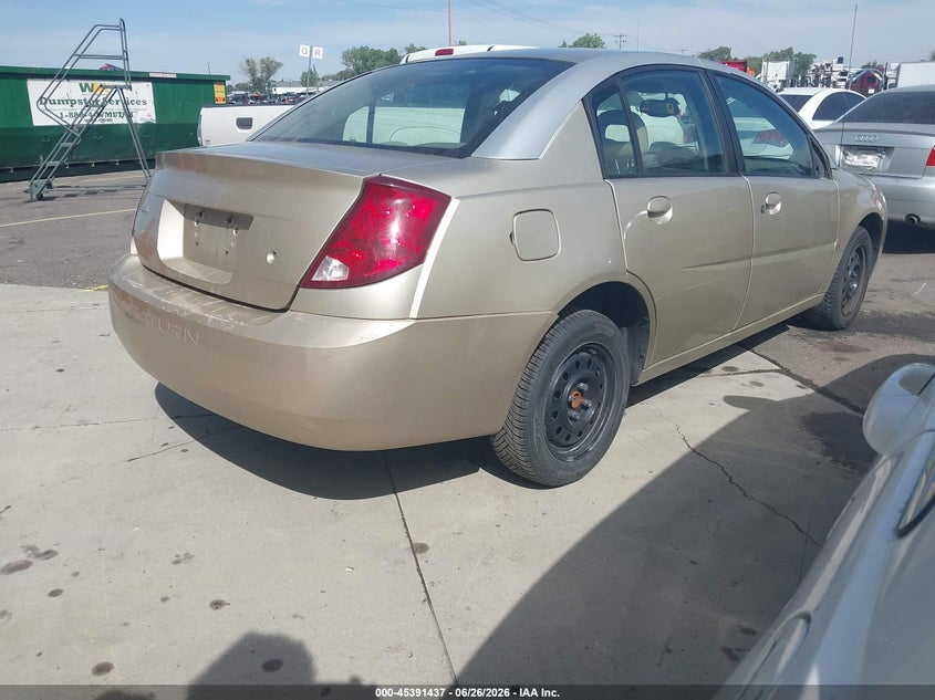 2003 SATURN ION SEDAN 2.2L I-4 DOHC, 140HP