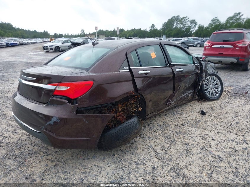 Vin: 1c3ccbcb7cn242017, lot: 45889502, chrysler 200 limited 20124